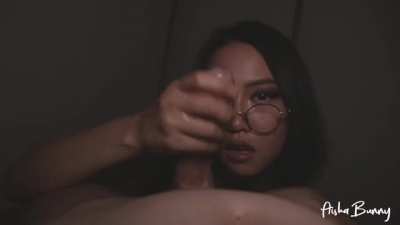 Hypnotizing Japanese Girl - Eye Contact Handjob (Aisha Bunny)