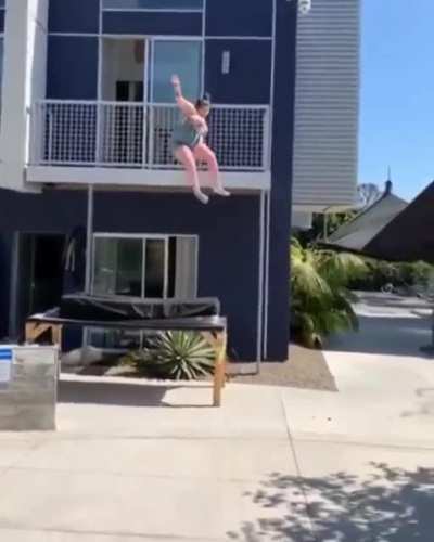 Jump off the roof they said, it will be fun they said