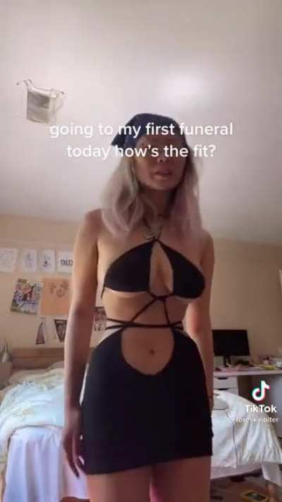 Interesting outfit to go in