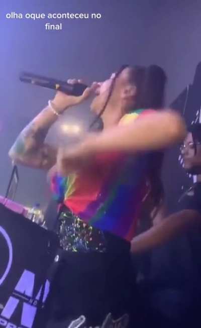 When the dancer secretly wanted to be a MMA fighter