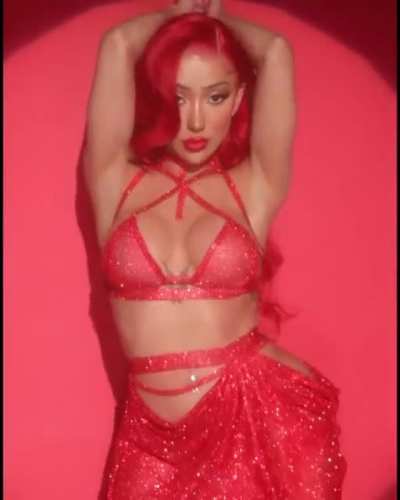 Nikita in red
