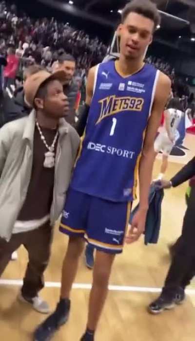 Webenyama and his son