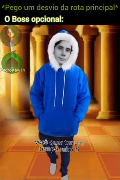 Acho que eu vou ter um tempo ruim