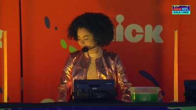 Nickelodeon aired a special children-friendly broadcast of the Bears/Saints NFL Wild Card game and gets rewarded with an on-field, on-microphone 