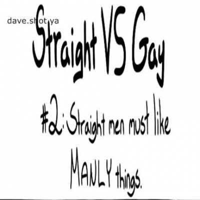 Straight vs Gay