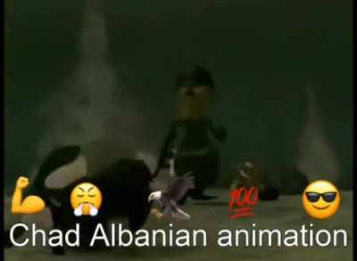 Cringe Westoid animations vs Chad Albanian animations