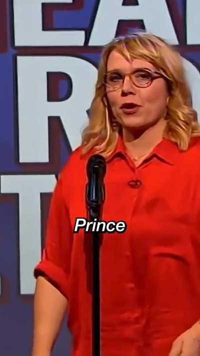 The lady in red nailed it
