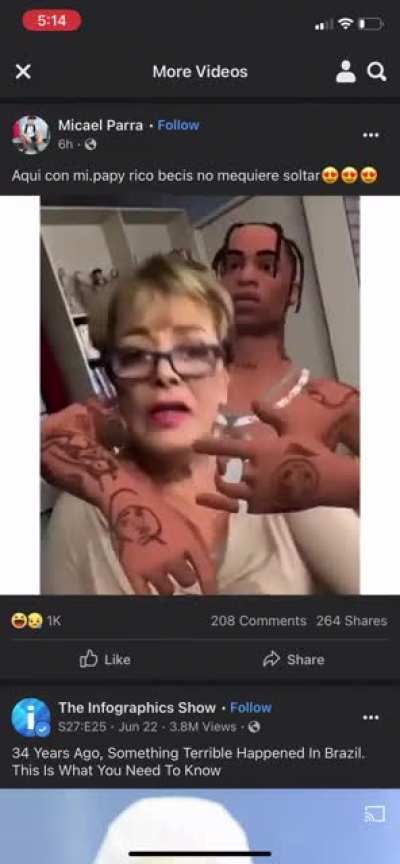 Bruh what the fuck is this shit? I’m deleting Facebook ong😭😭