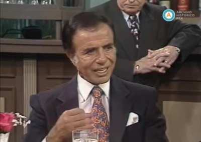 Ustedes son muy chicos, pero tuvimos al mejor presidente de los últimos tiempos y era él.