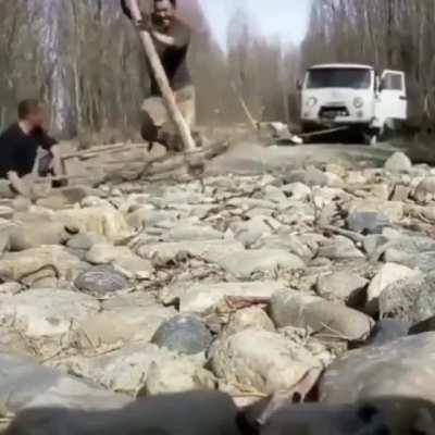 A flip flop Winch.