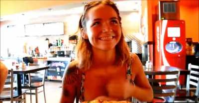 Flashing Nice Boobs In Public