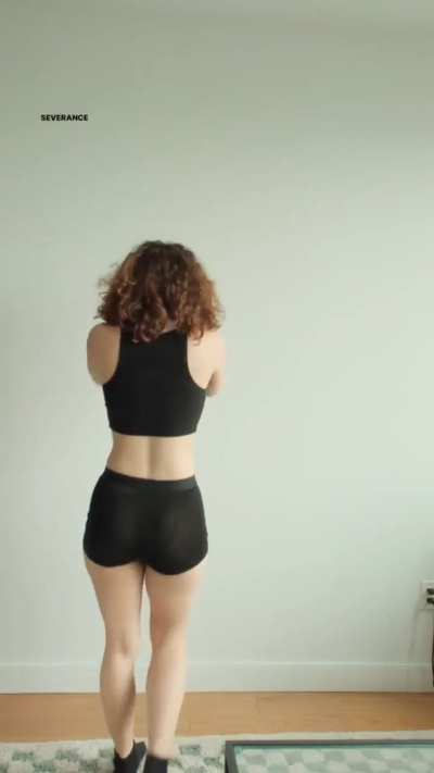 Her ass looks fat in black