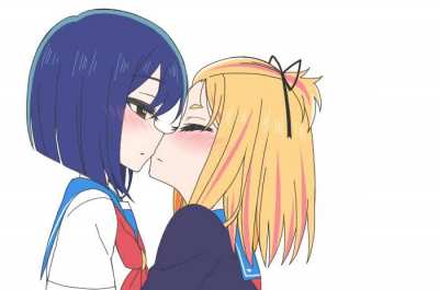 Cocona-Yayaka Kiss [Flip Flappers]