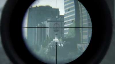 You can actually see the Sky Bridge from Ellie's POV