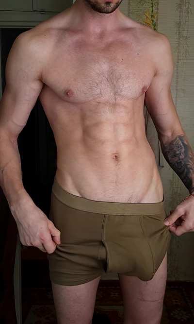 I'm so comfortable in these underwear. And even better without them