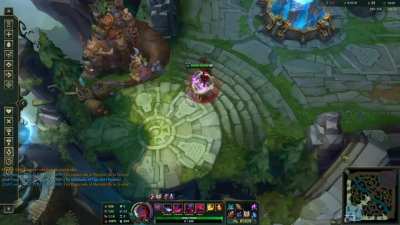 If you E + and back while having baron effect you can back, buy something and return to lane
