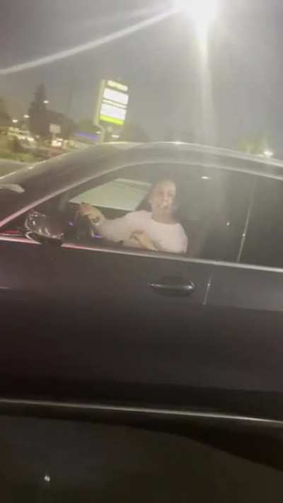Karen can’t learn to park her car right so she decides to blame others