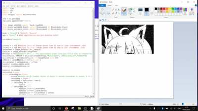Python automatic mouse paint Fubuki