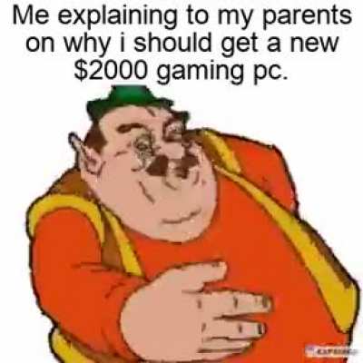 Ah yes, I need an RTX 3090 for homework.