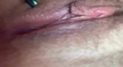 do you think you could hold it? or would you have to fill my tight little pussy? 🤤