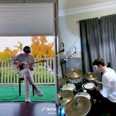 We made an Anime Opening! (Wyatt Otis - Guitar) (Myself - Drums)