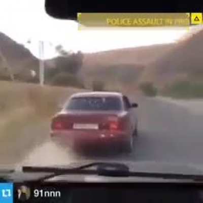 Average Pakistani on seeing sheep on road!