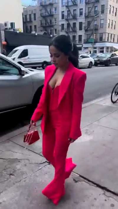 Becky in New York during New York Fashion Week