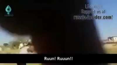 russian plane gets pissed and drops a hot steam