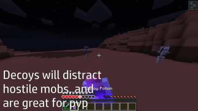 I made a datapack that adds in a decoy potion!