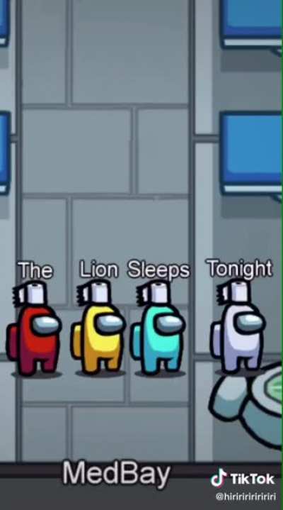 Among us - The Lion Sleeps Tonight