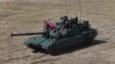 Kim’s daughter drives a tank