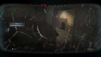 A third person game mode looks cool