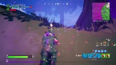 My friend screaming