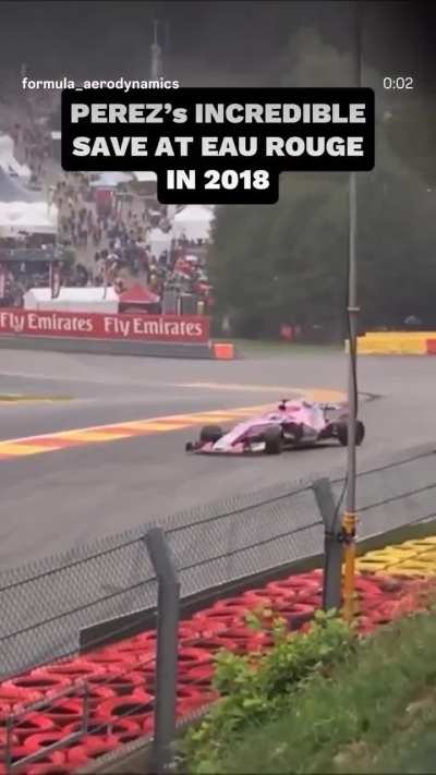 One more before sprint race. A safe by Checo 🏁 (Could not remember that one..)