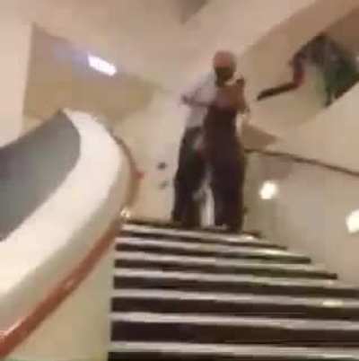 Moldy stairs