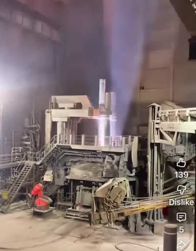 Electric arc furnace (3 phase 50 HZ)