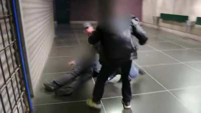 To fight in a subway.