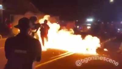 His moves are on fire