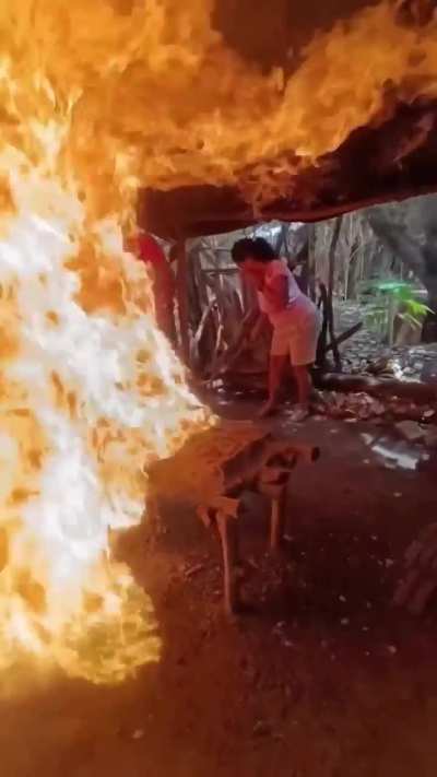 The cooking got out of hand