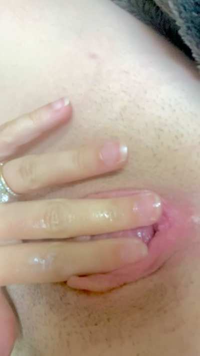I’m shy about my creamy pussy. Do you like it? 🙈🥰 [OC]