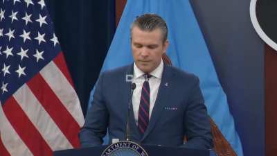 Secretary of War Pete Hegseth- We didn't start this war.