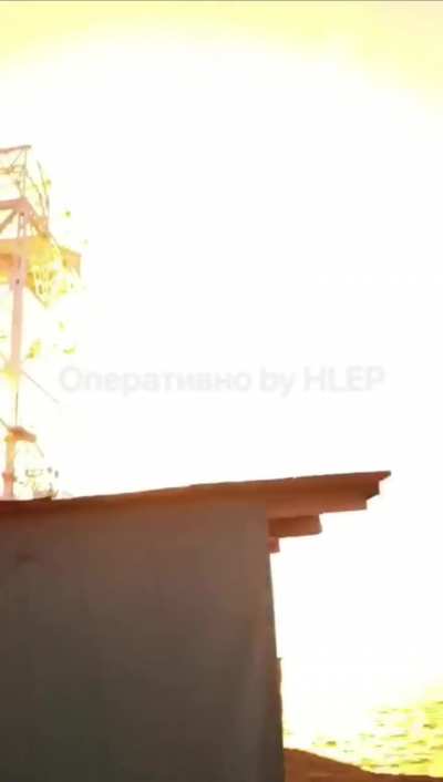 RU POV: A Footage of Kh-101 that hit the Dnieper Hydroelectric Power Station