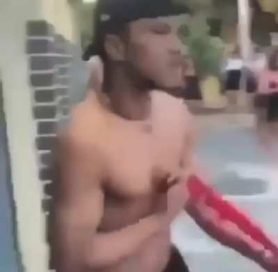Brutal leg kicks