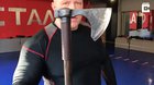 HMB While I Train My Student Using An Axe