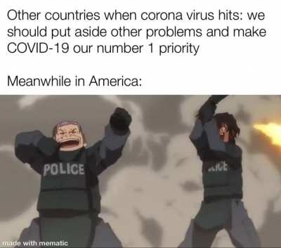 Political and racial unrest be like