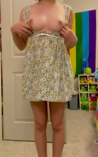 A little reveal in a little dress