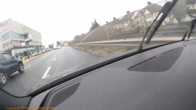 Tapped my brakes for a speed camera...upset the guy behind me