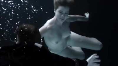 Gemita Samarra fully nude in underwater scene from 
