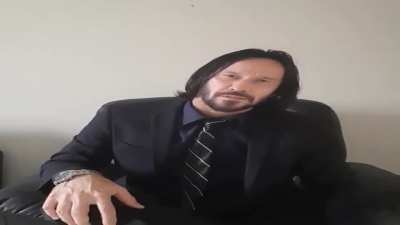 Que isso keanu Reeves 😳