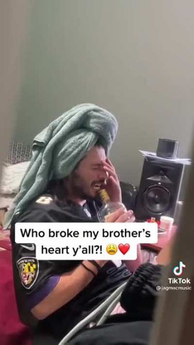 Who broke him?